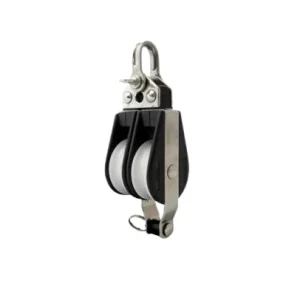 Poulie double à ringot Ø 34 mm avec roulements à billes