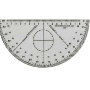 Rapporteur ‘Forensic’ sans bordures (20cm)